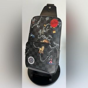 Louis Vuitton Avenue Sling Bag - Damier Graphite World Map